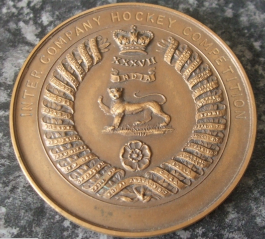 InterCompany Hockey Competition 1st Battalion Hampshire Reg 1937
