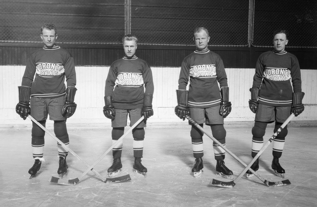Hap Day, Al Pudas, Bert Corbeau, Ace Bailey Toronto St Pats 1926