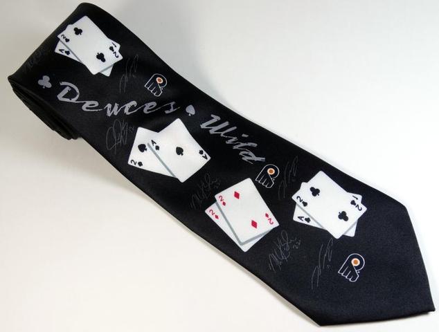 Philadelphia Flyers Deuces Wild Necktie 2006