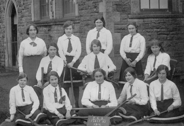 Thornbury Grammar School Girls Field Hockey Team 1914