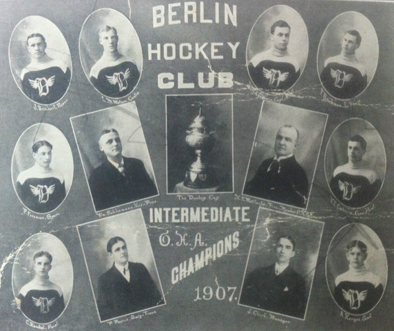 Berlin Hockey Club - Dunlop Cup OHA Intermediate Champions 1907 