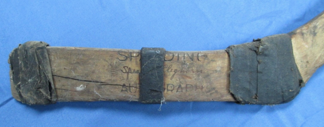 Antique Spalding Hockey Stick - Sprague Cleghorn Autograph Model