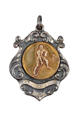 Antique Ice Hockey Medal 1924 - M.Y.M.A.
