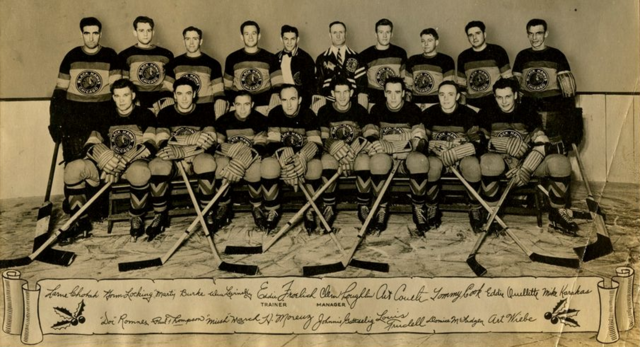 Chicago Black Hawks Team Photo 1935