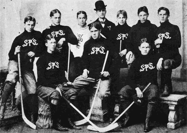 St. Paul's School hockey team, 1896