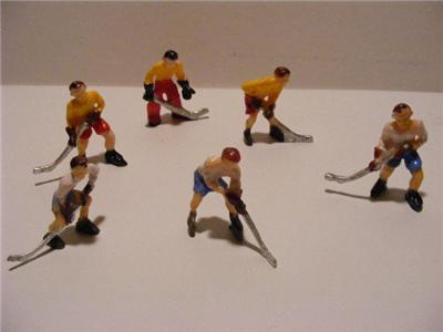 Toy Ice Hockey Figures 1950s 1
