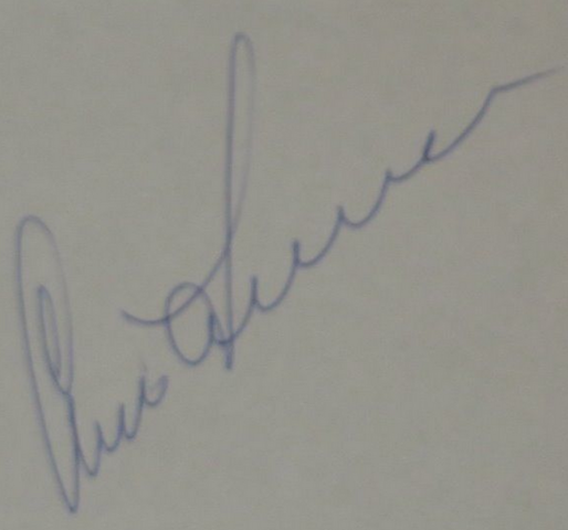Curt Larsson Autograph - WHA Winnipeg Jets Goalie 1970s