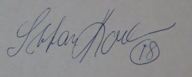 Stefan Karlsson Autograph - Brynäs IF Legend 1970s