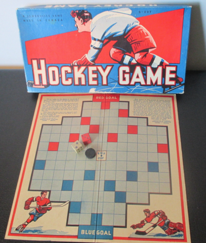 Hockey Board Game by Somerville Ltd 1940s