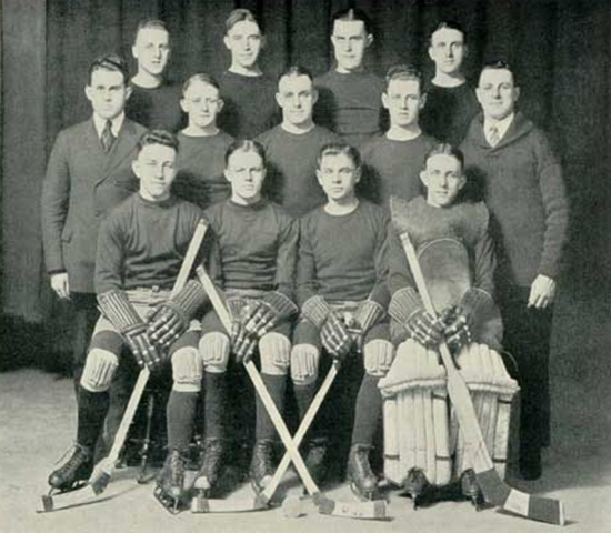 Minnesota Gophers Hockey Team 1922 Big Ten Champions