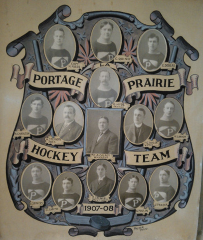 Portage la Prairie Hockey Team 1908