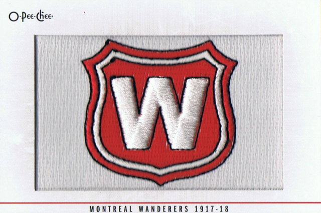 O-Pee-Chee Team Logo Patch Montreal Wanderers 1917-18 #192