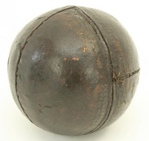 Antique Field Hockey Ball 1890 / Early Cricket Ball