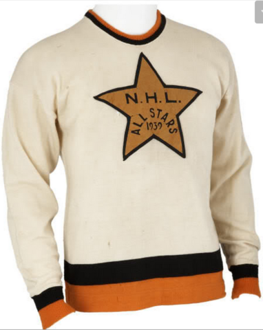 1939 NHL All-Star Jersey worn by Ebbie Goodfellow