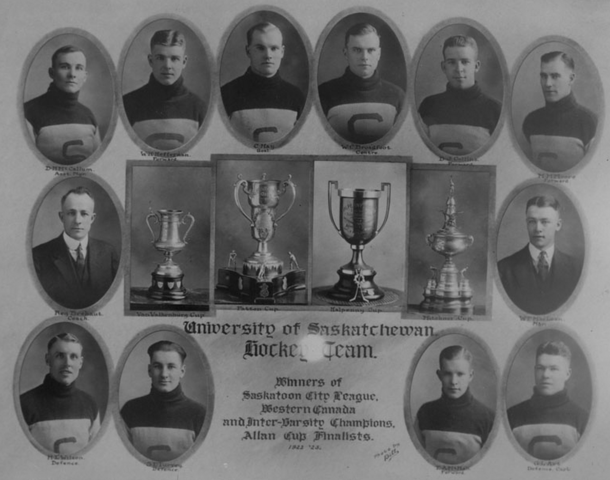 University of Saskatchewan Hockey Team 1923