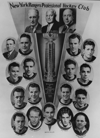 New York Rangers Stanley Cup Champions 1940