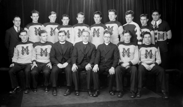 St. Michael's College Hockey Team - date unknown