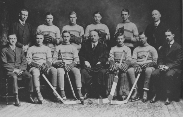 University of Toronto Schools Hockey Team 1918 Preparatory School Champions