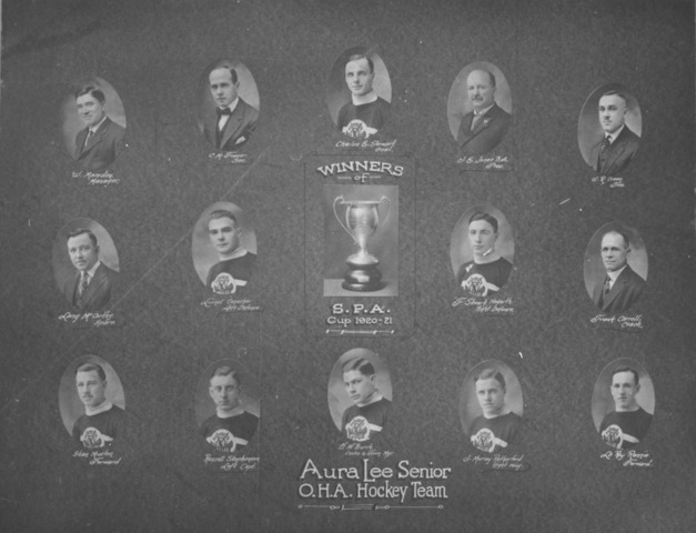 Toronto Aura Lee Hockey Club  S.P.A. Cup Champions 1921