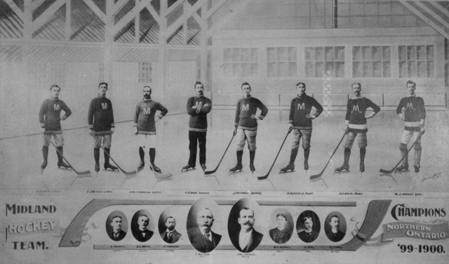 Midland Hockey Team Northern Ontario Champions 1900