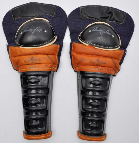 Cooper Weeks Shin Pads "Armour Cap" 1950s