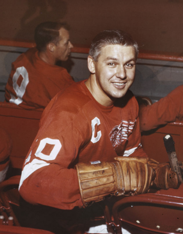 Alex Delvecchio Detroit Red Wings 1963