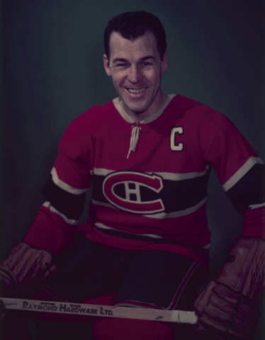 Émile Bouchard Montreal Canadiens 1954