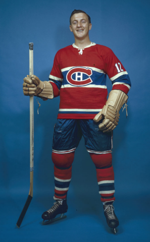 Dickie Moore Montreal Canadiens 1958