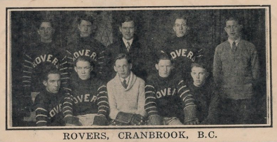 1928 V128 Paulin's Hockey Card - Rovers, Cranbrook B.C.