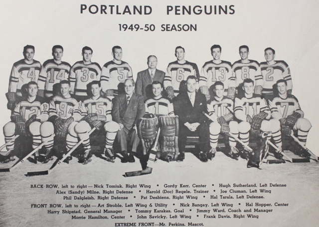 Portland Penguins Western Hockey League 1949-50
