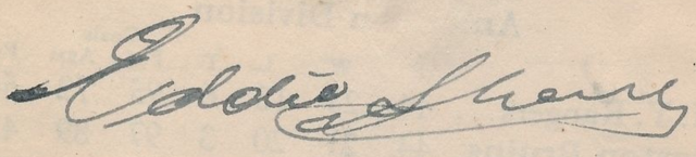 Eddie Shore Autograph