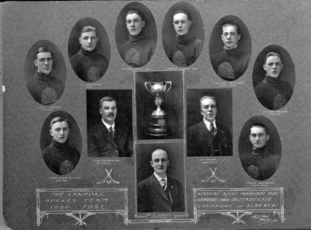  Canmore Hockey Club Intermediate Champions of Alberta 1921