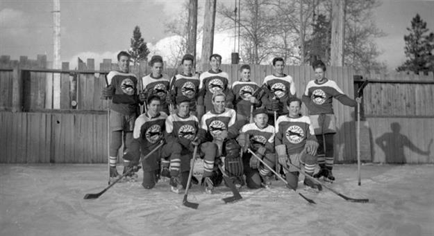 Jasper Panthers Hockey Team 1930s