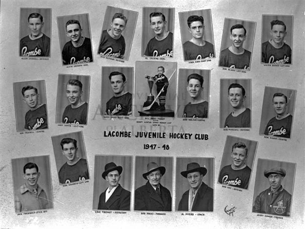 Lacombe Juvenile Hockey Club 1948