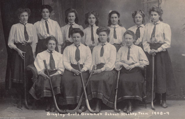 Bingley Girls Grammar School Hockey Team 1908