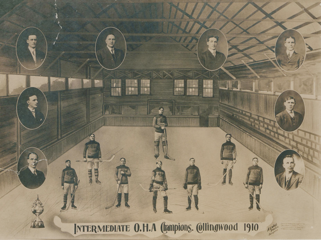 Collingwood Shipbuilders  OHA intermediate Champions 1910
