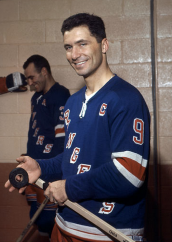 Andy Bathgate New York Rangers Captain 1963
