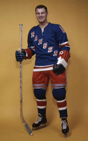 Earl Ingarfield Sr. New York Rangers 1963