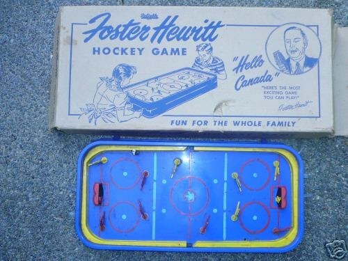 Foster Hewitt Table Top Hockey Game 1950s
