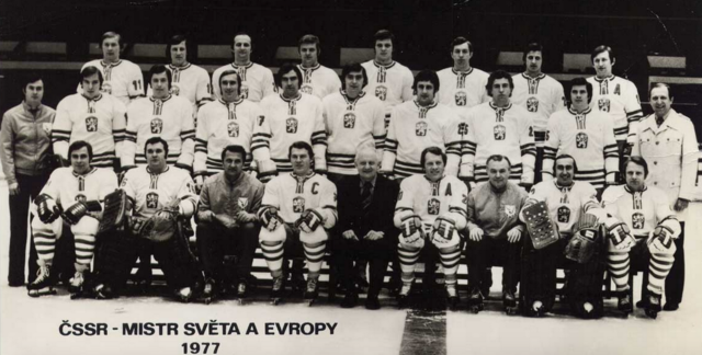 Czechoslovakia Hockey Team 1977 World Ice Hockey Champions