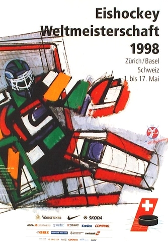 1998 IIHF Ice Hockey World Championships Poster