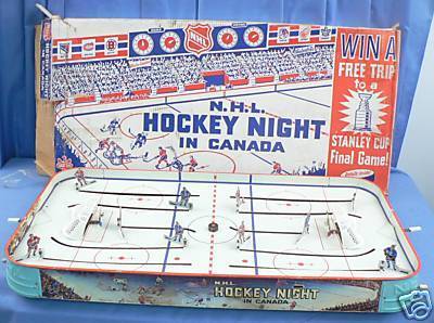 Table Top Hockey Game 1960