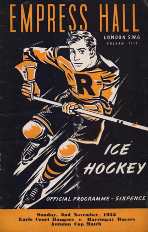 Earls Court Rangers Hockey Program 1952