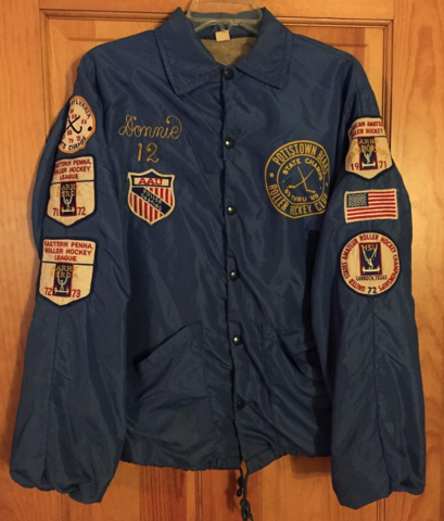 Pottstown Bears Roller Hockey Club Jacket 1963 to 1973 Patches