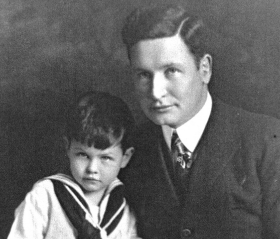Frank Patrick and son Joe Patrick 1927