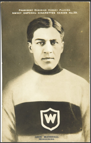 Jack Marshall Sweet Caporal Postcard 1911 Montreal Wanderers