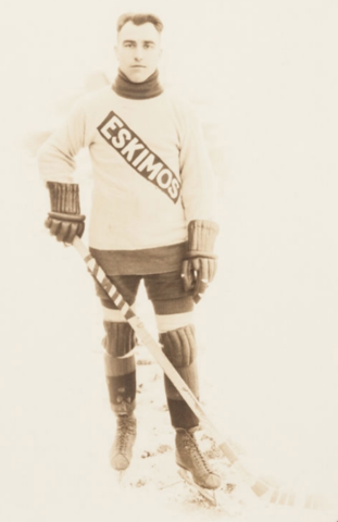 Bullet Joe Simpson Edmonton Eskimos 1920 Eskimo Hockey Team