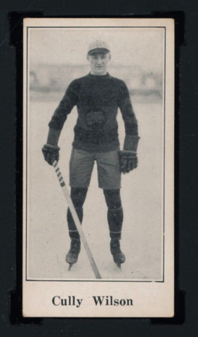 1923 Cully Wilson Hockey Card #67 Paulin's Candy V128-1