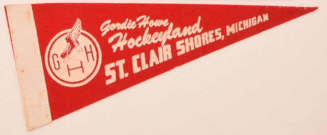 Gordie Howe HockeyLand Pennant - St. Clair Shores, Michigan