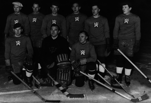 Czechoslovakia National Ice Hockey Team 1933 European Ice Hockey Champions
